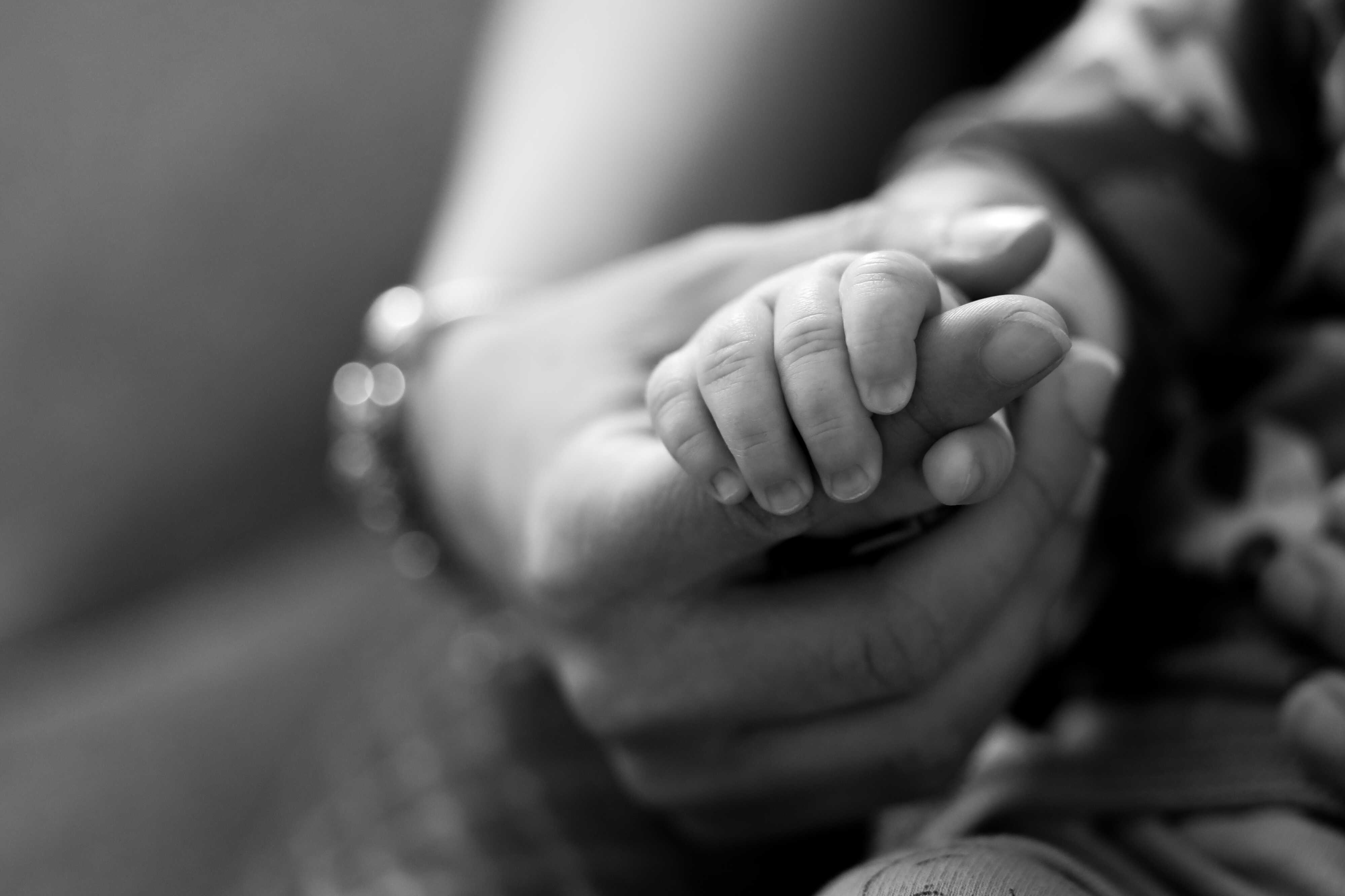 Detail ruky dítěte